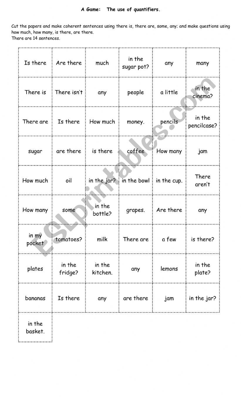 A game countable and uncoutables 