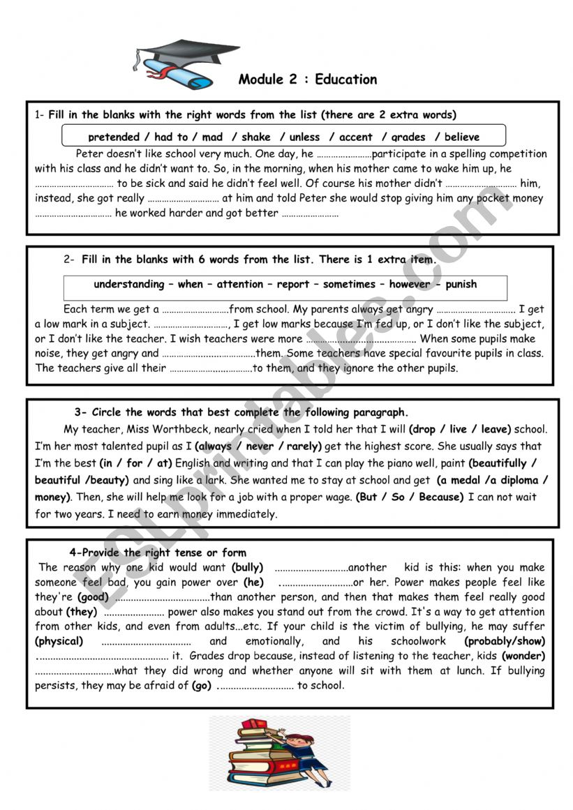 english worksheet