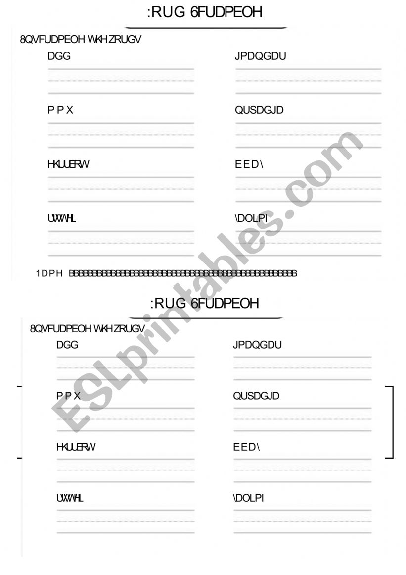 Family Vocabulary worksheet