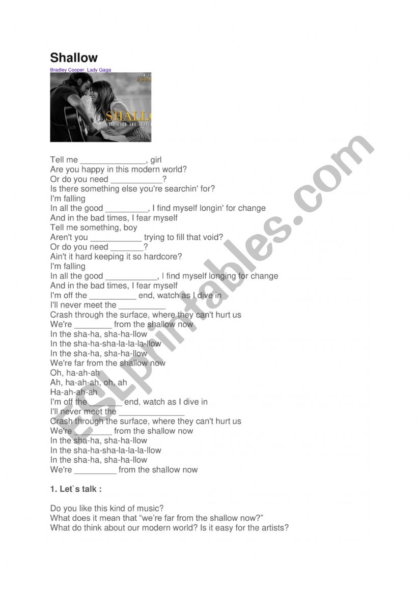 a star is born lyrics and speaking9