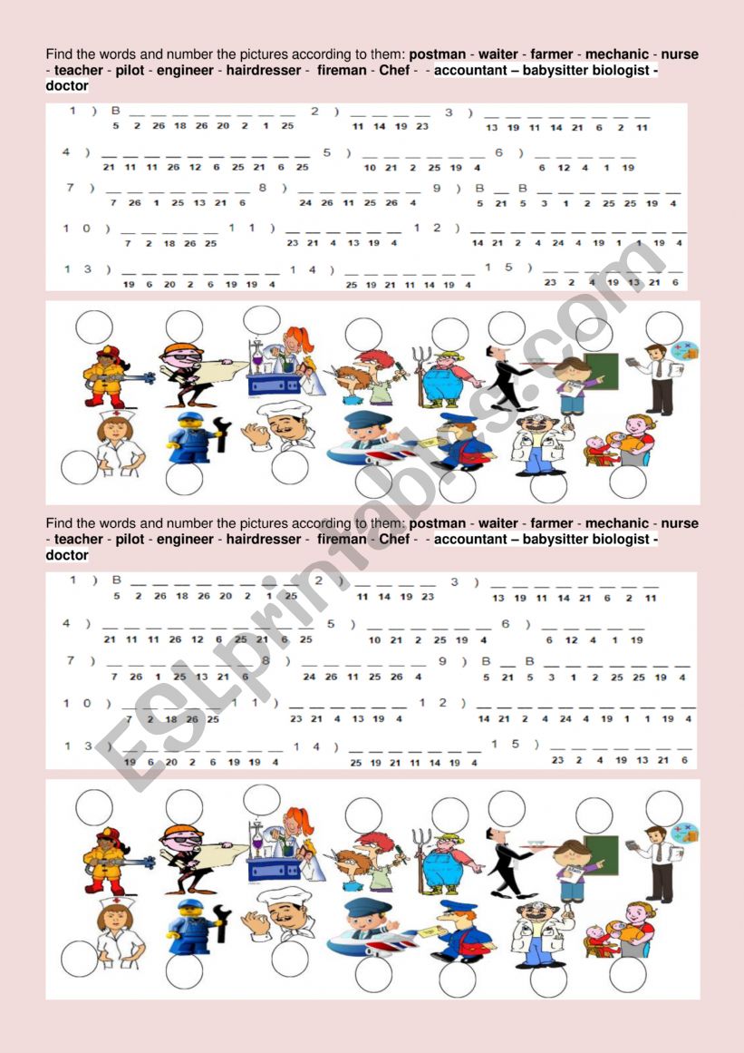 Jobs cryptogram worksheet