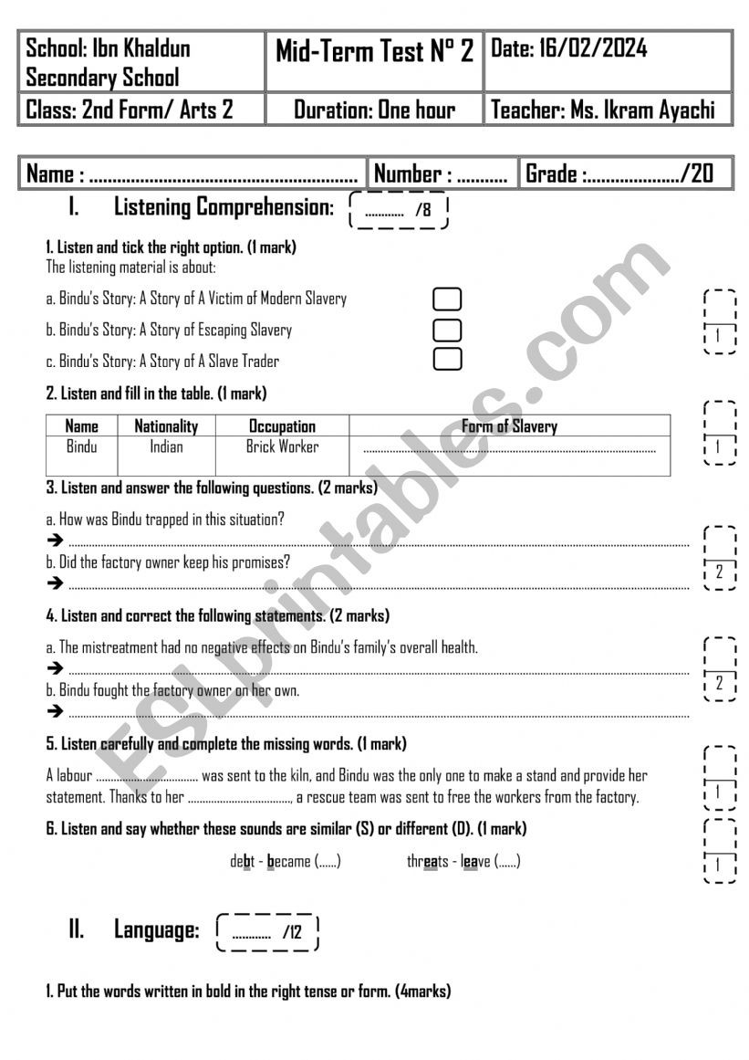 2nd-form-arts-mid-term-test-n-2-esl-worksheet-by-english-teacher-24