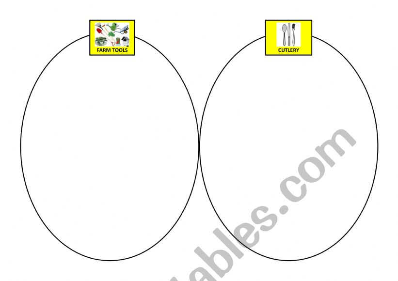 Farm Tools worksheet