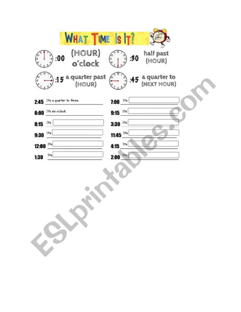 EXAM 1 TEENS worksheet