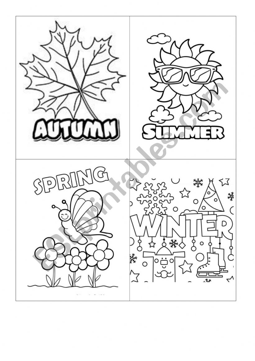 Seasons  worksheet