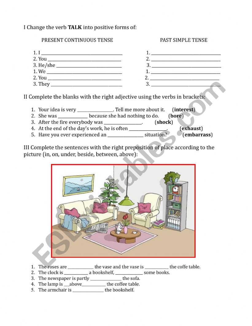 Brush up your grammar worksheet