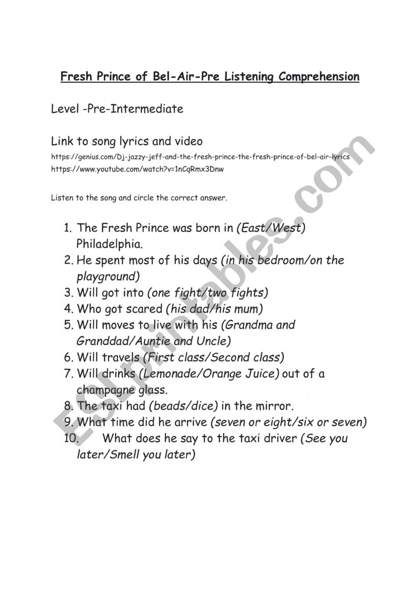 Lesson plan worksheet