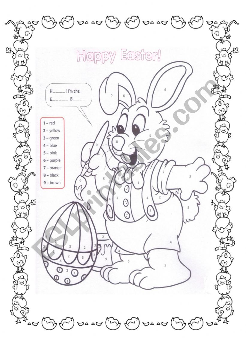 Easter worksheet