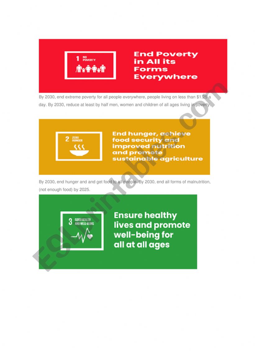 sdg notes worksheet