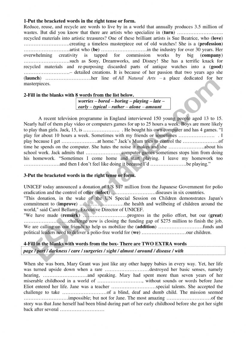 9 Form Prep for the councours 2