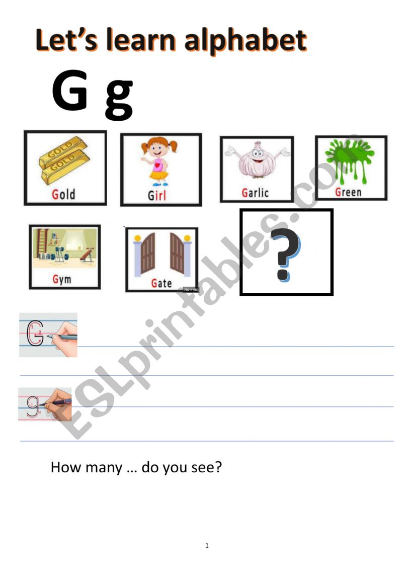 Let�s learn alphabet H worksheet