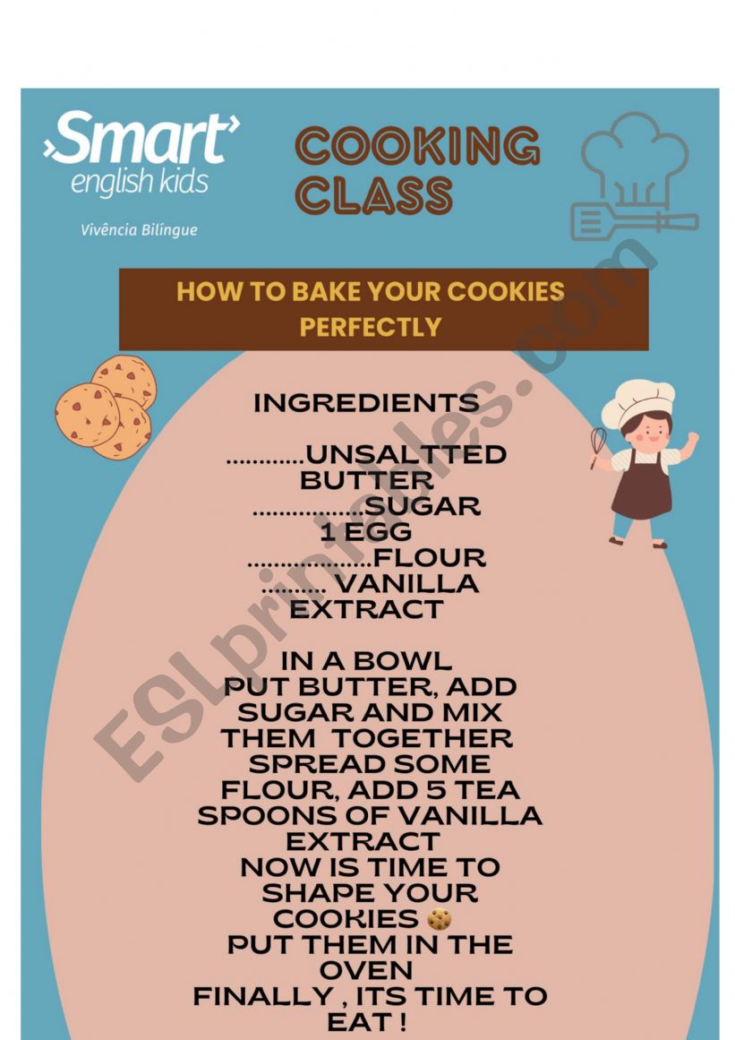 Cooking class - How to bake your cookies perfectly 