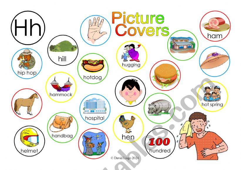 Hh Picture Covers: An exercise in phonics with answer key and cumulative notes.