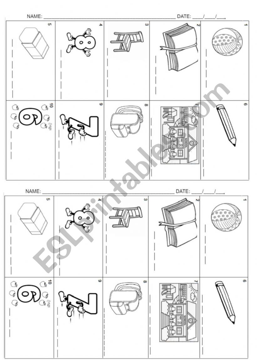 Pictionary  worksheet