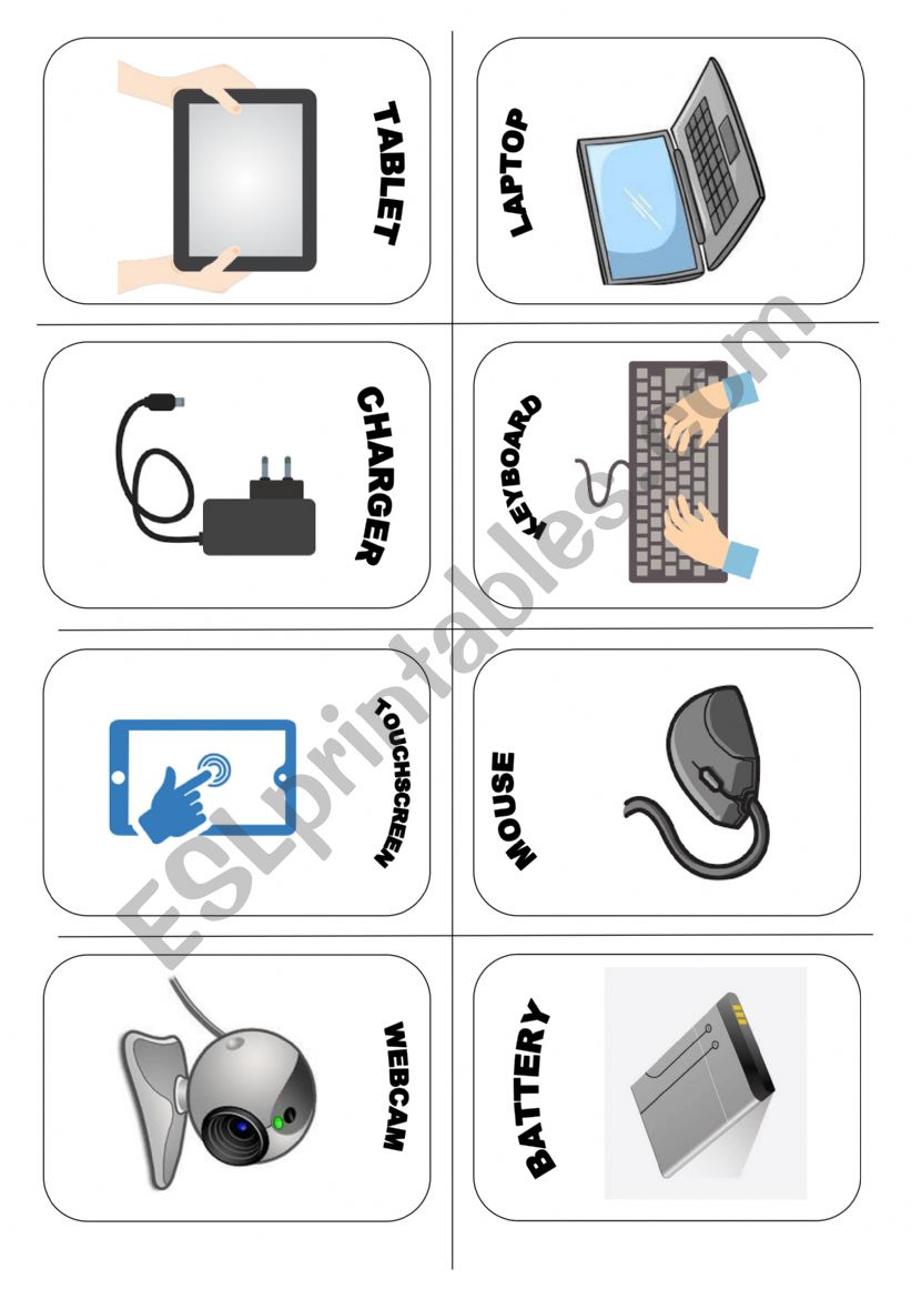 ELECTRONICS MINI BOOK worksheet