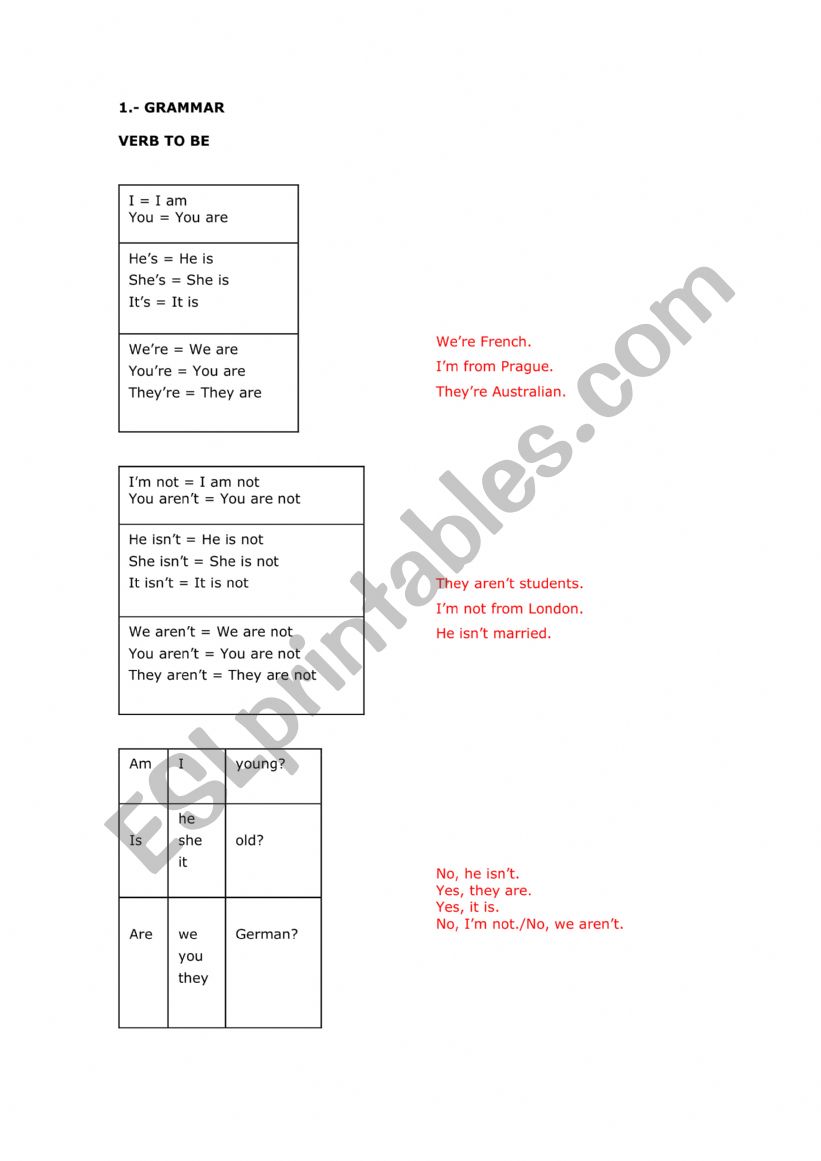 GRAMMAR AND VOCABULARY REVIEW worksheet