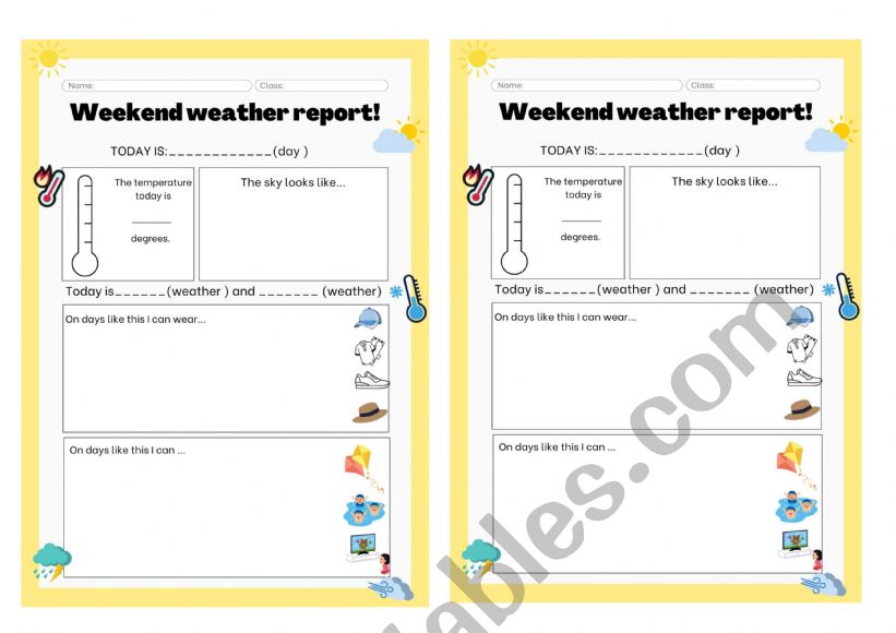 WEATHER FORECTAS FOR THE WEEKEND