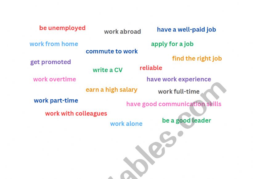 Repetutorium e8 work collocations