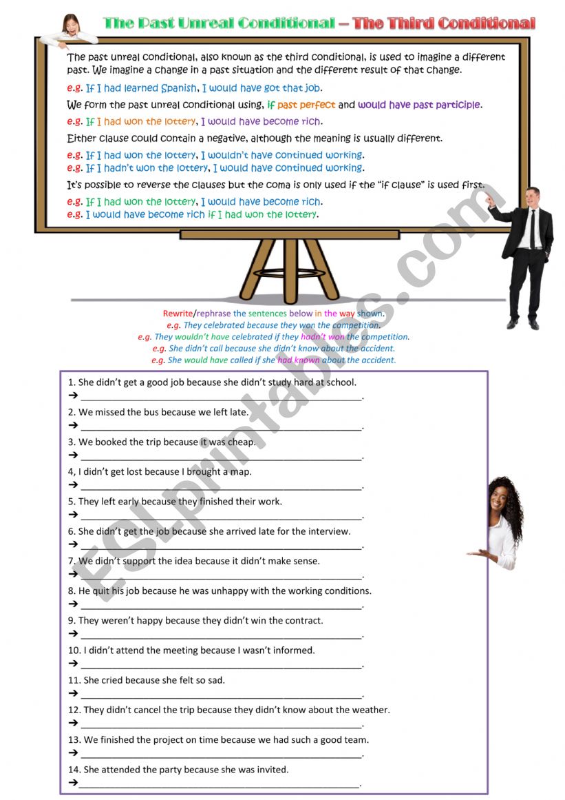 Third Conditional Practice  worksheet