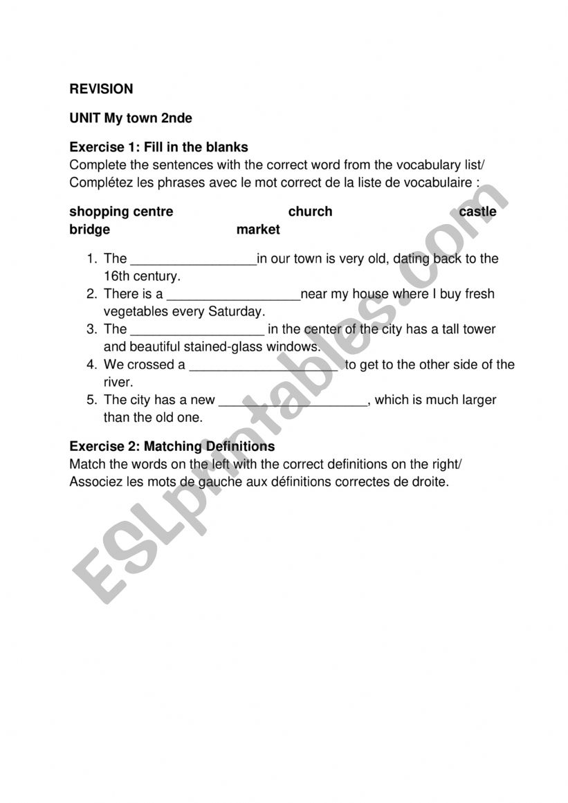 control work worksheet