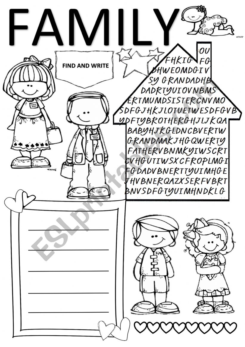 Family worksheet