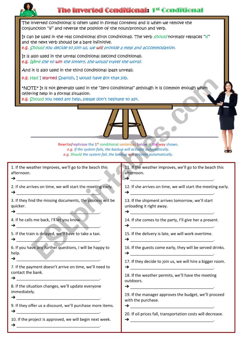 The Inverted Conditional Number 1