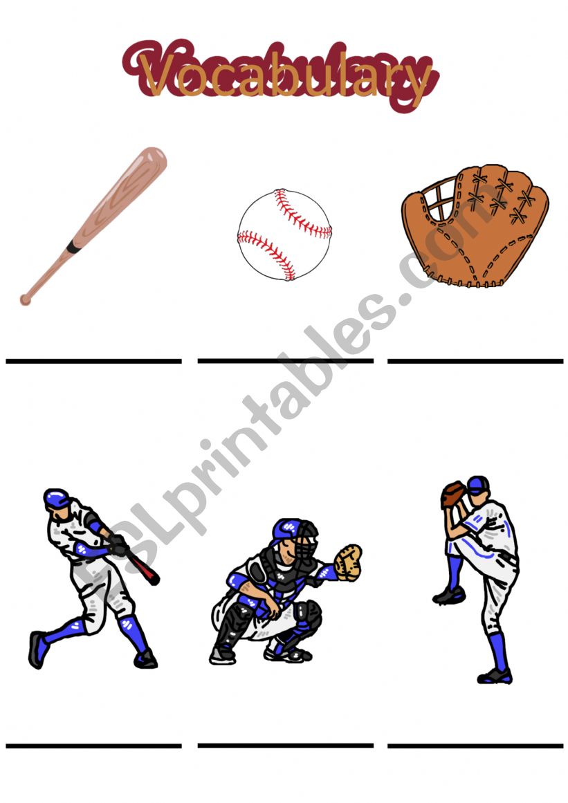 baseball fun worksheet