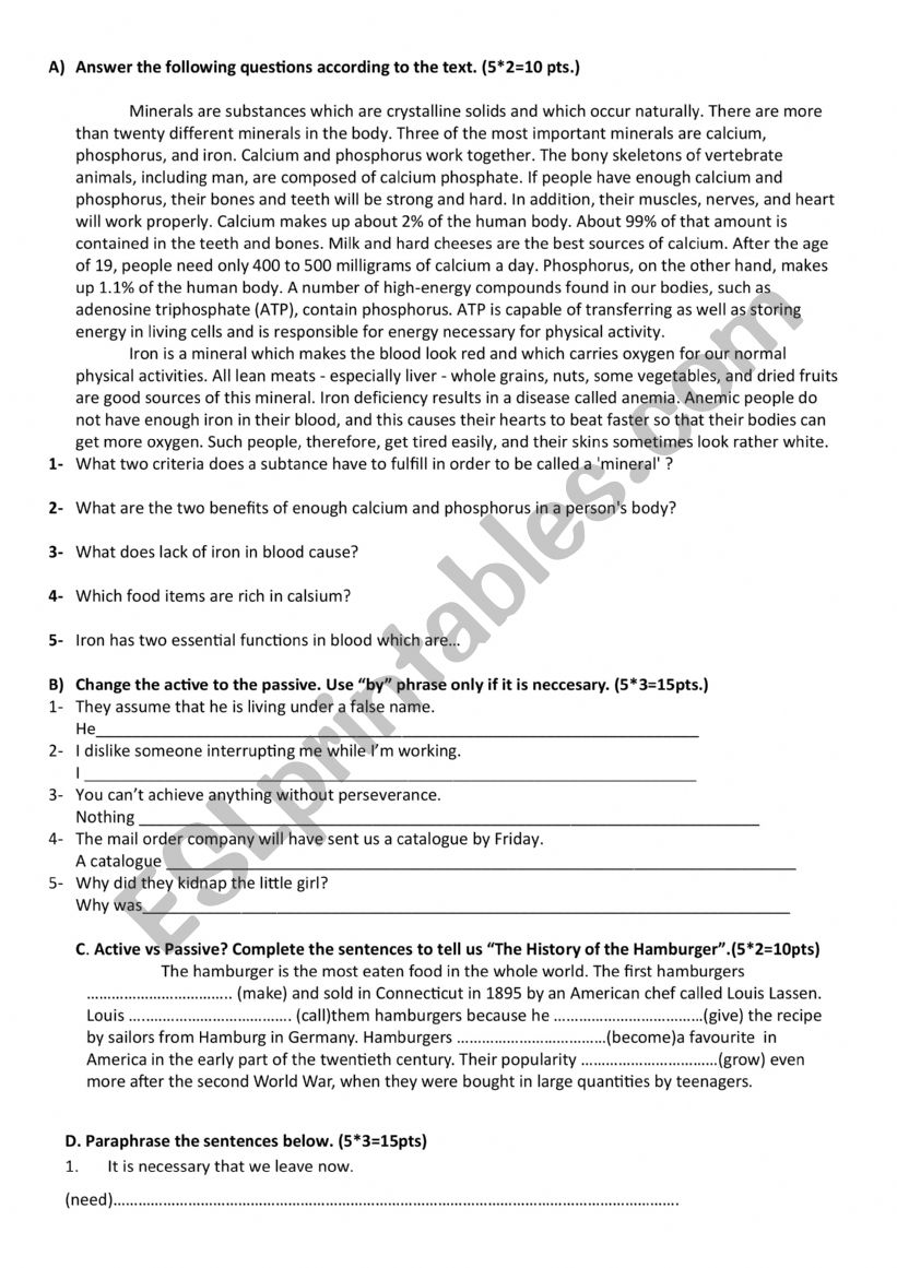 Active- Passive Voice-Modals-Reading-writing