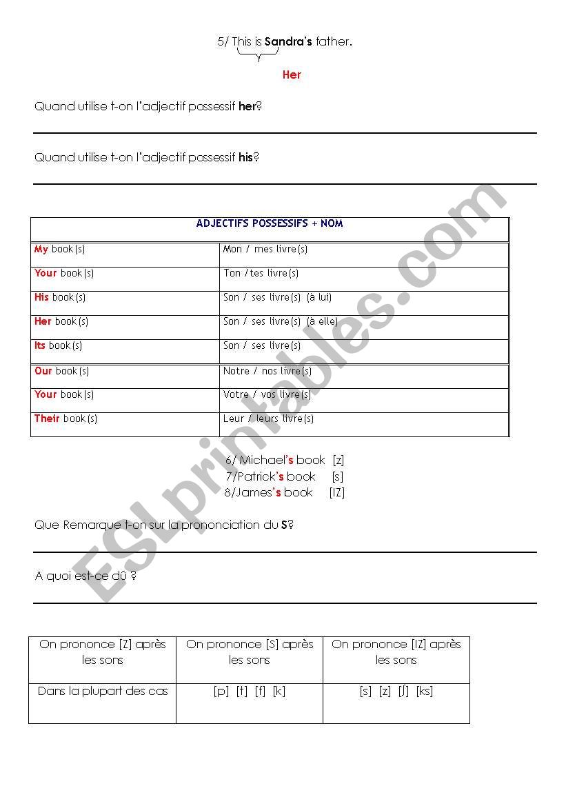 the genitive part 2 worksheet