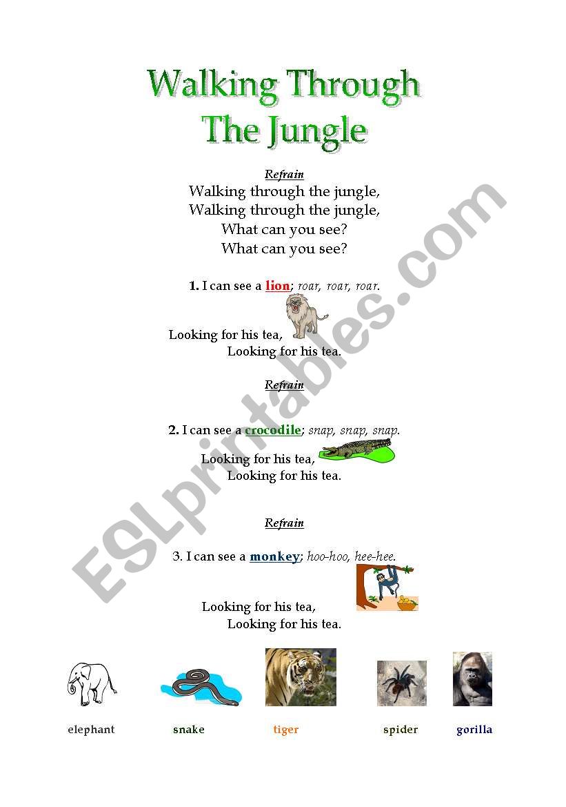 In The Jungle Song Lyrics - Jikatabis