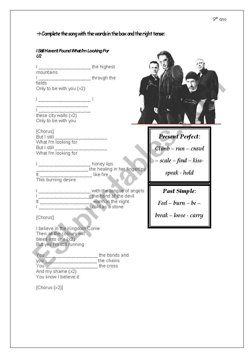 song-worksheet-past-simple-and-continuous-song