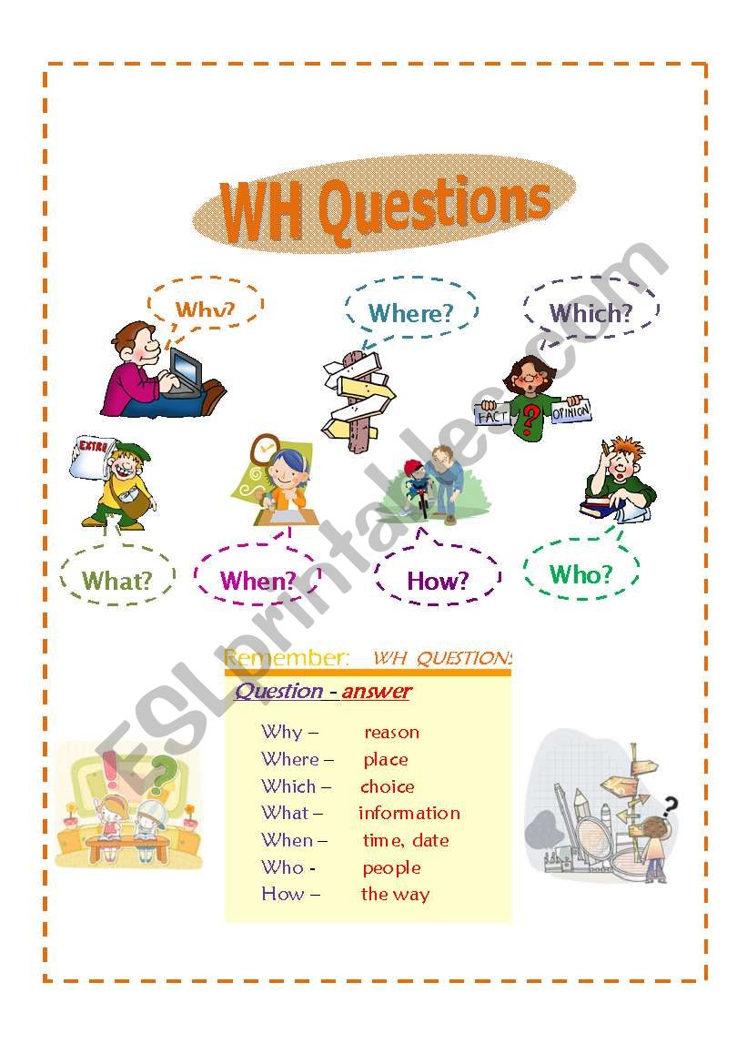 Wh Question Words Worksheets Worksheet Resume Examples Vrogue