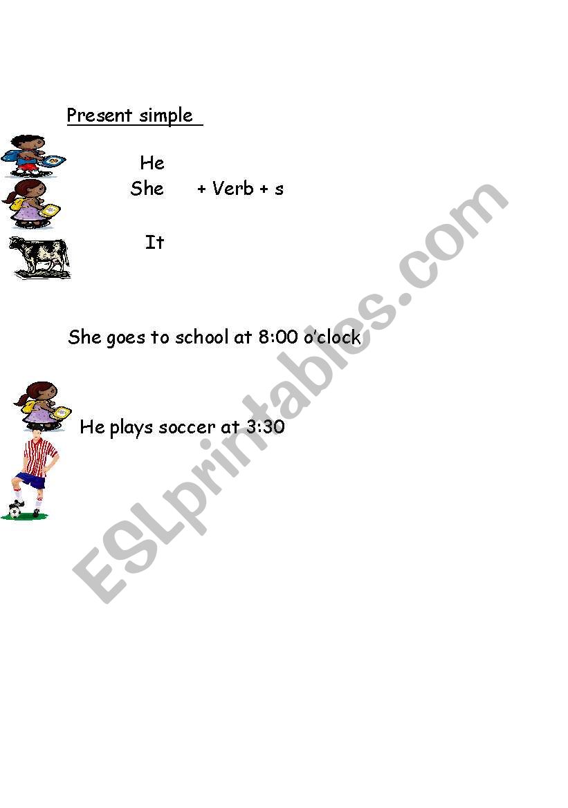 present simple worksheet