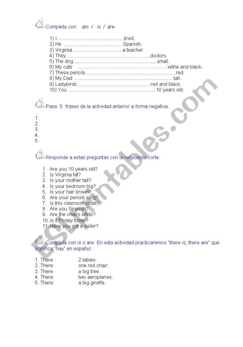 Pre-test elementary  worksheet