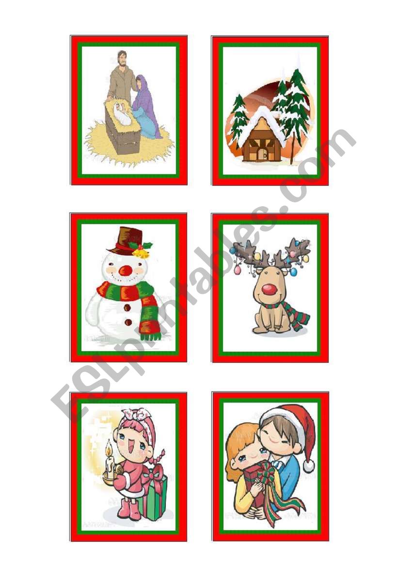 christmas-cards 10 - 10 worksheet