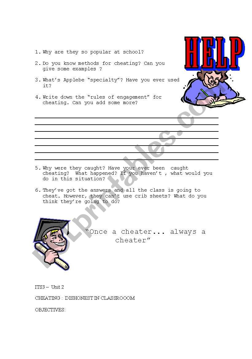 English Worksheets Video Aula Cheats