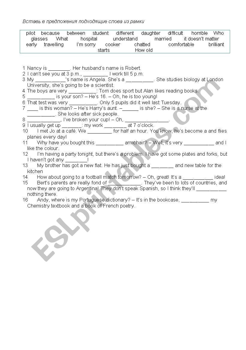 Headway elementary units 1-6 revision