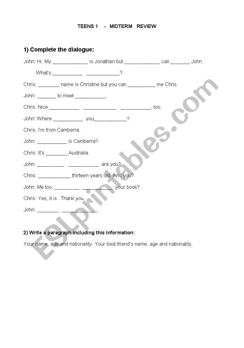 english-worksheets-review-verb-to-be