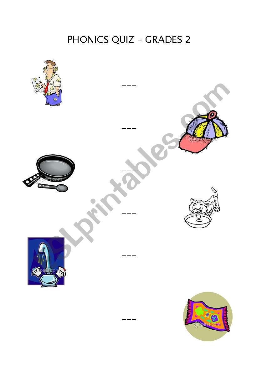 PHONICS A worksheet