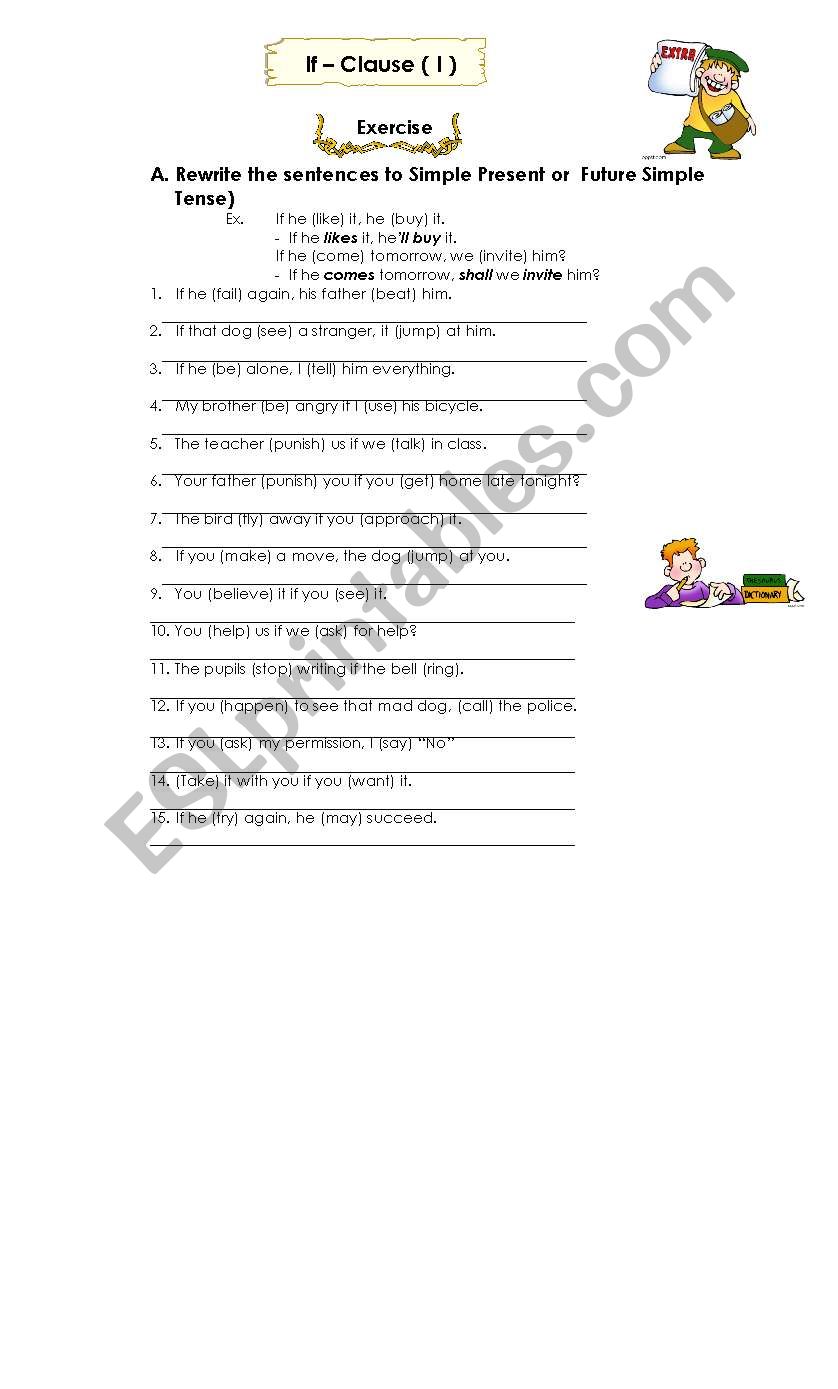 If  Clause  worksheet