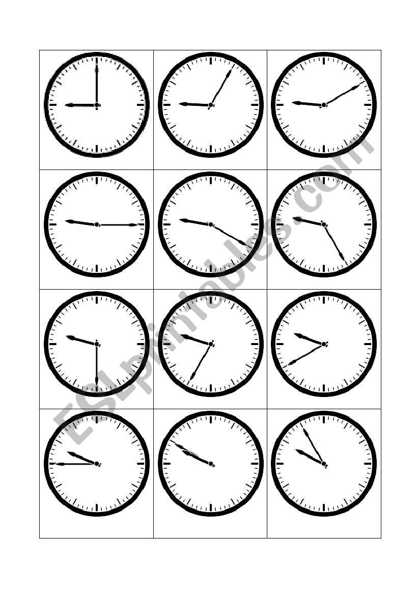 telling-the-time-9-o-clock-esl-worksheet-by-kringlan