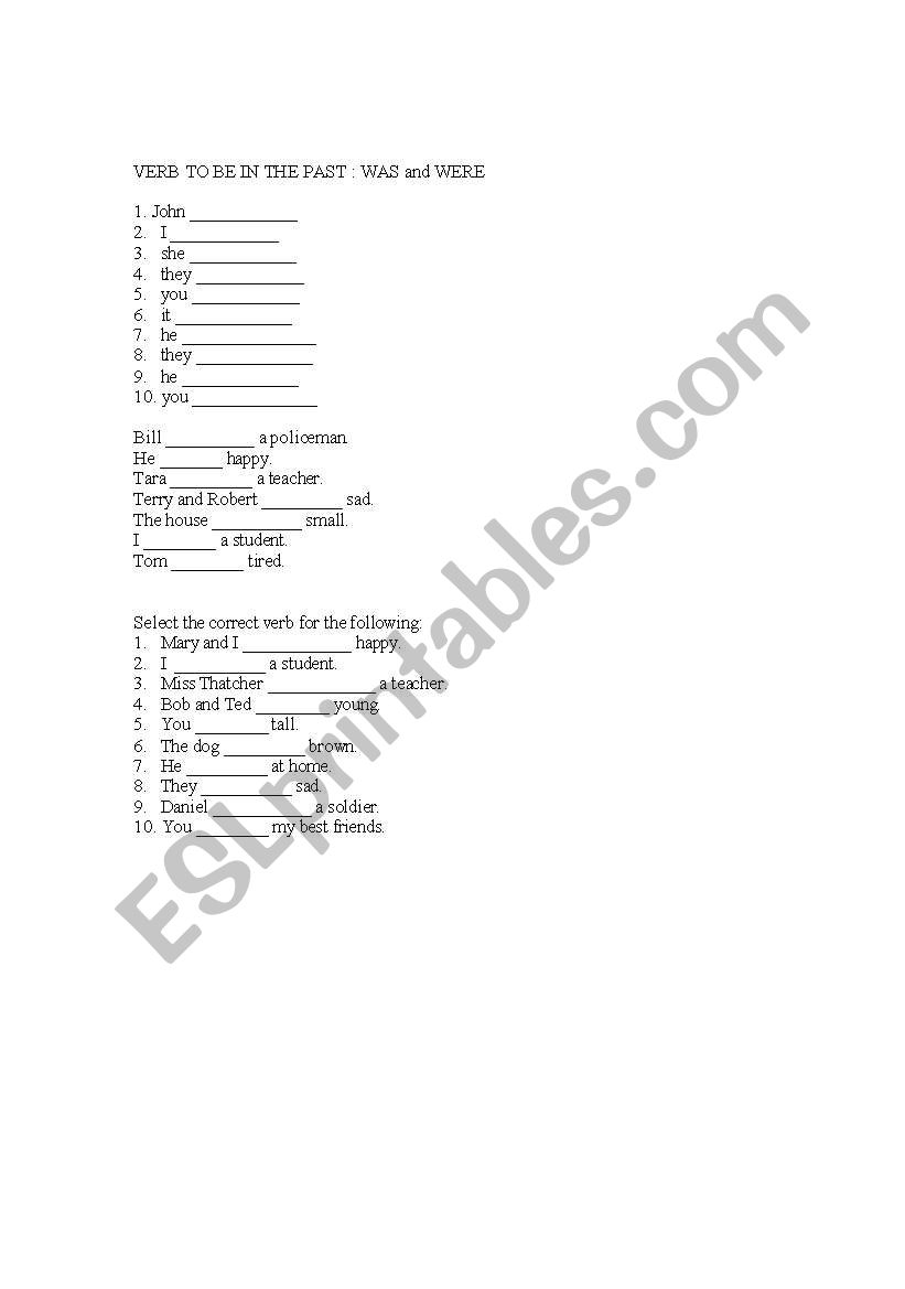 english-worksheets-verb-to-be-in-the-past