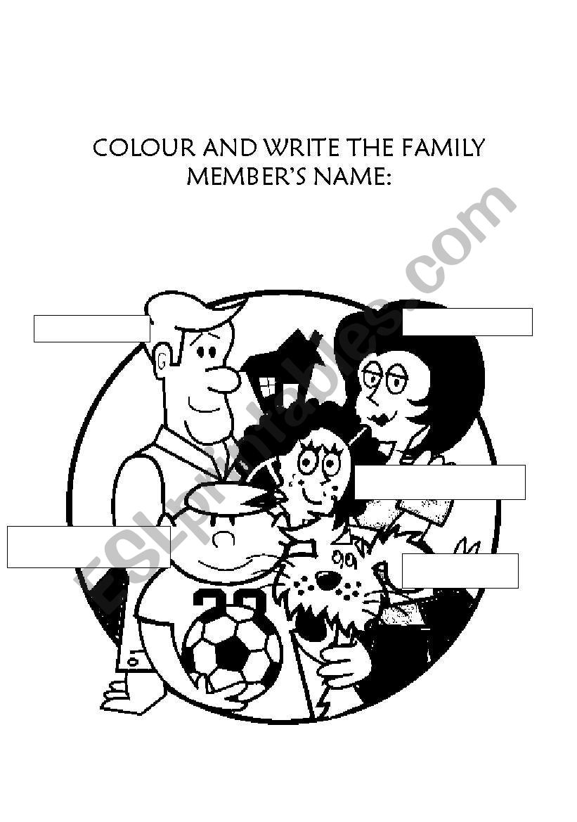 Family worksheet