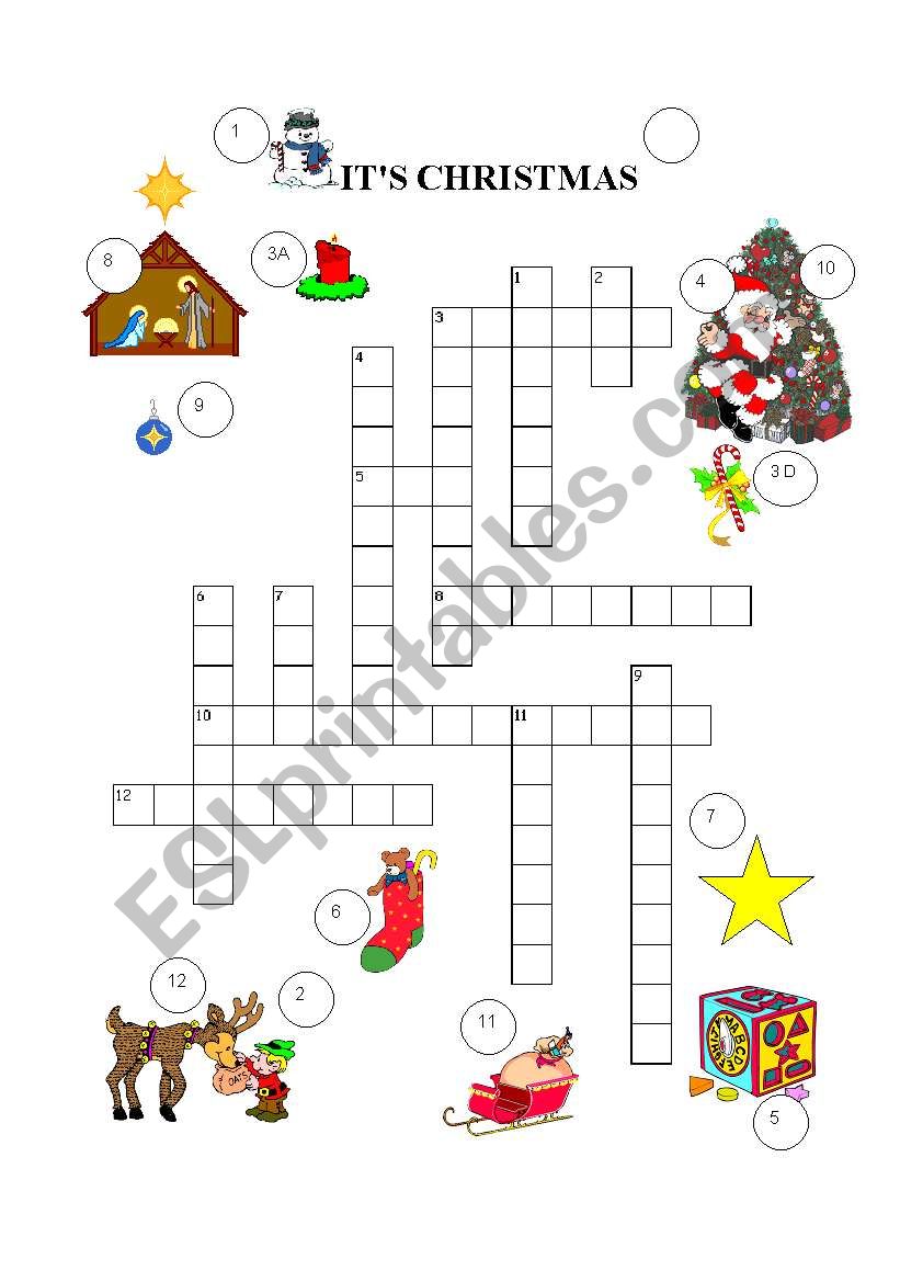 IT´S CHRISTMAS - ESL worksheet by s.lefevre