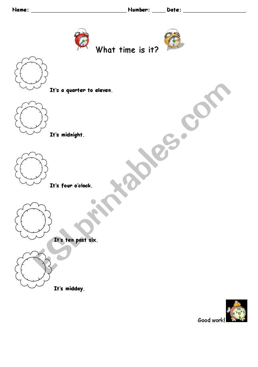 What time is it? - Exercise 2 (without pointers)