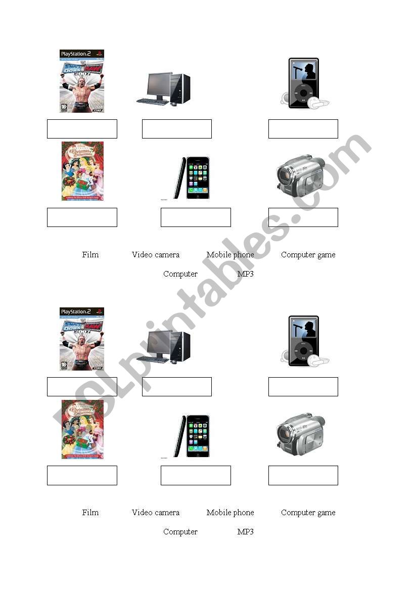 technology budgets vocabulary worksheet