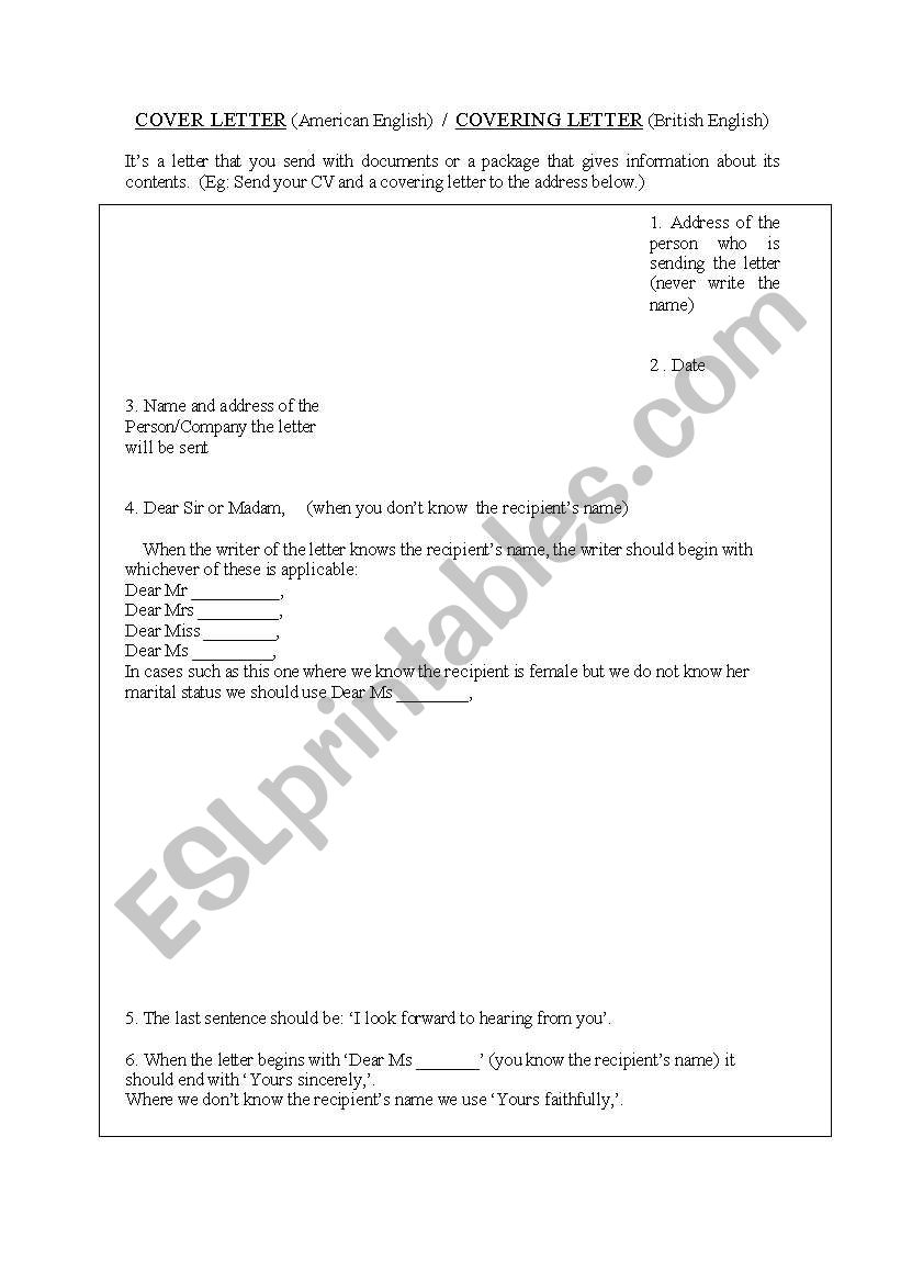 english-worksheets-cover-letter