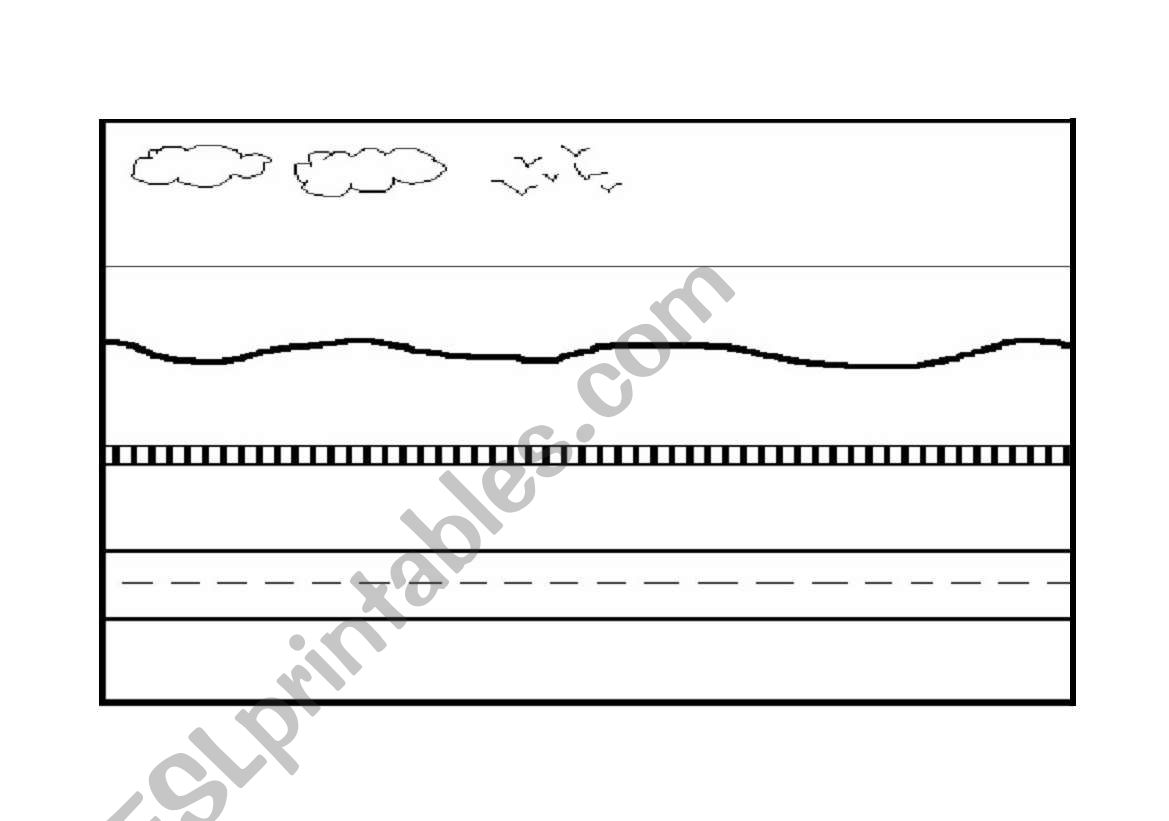 Transports cut and stick worksheet