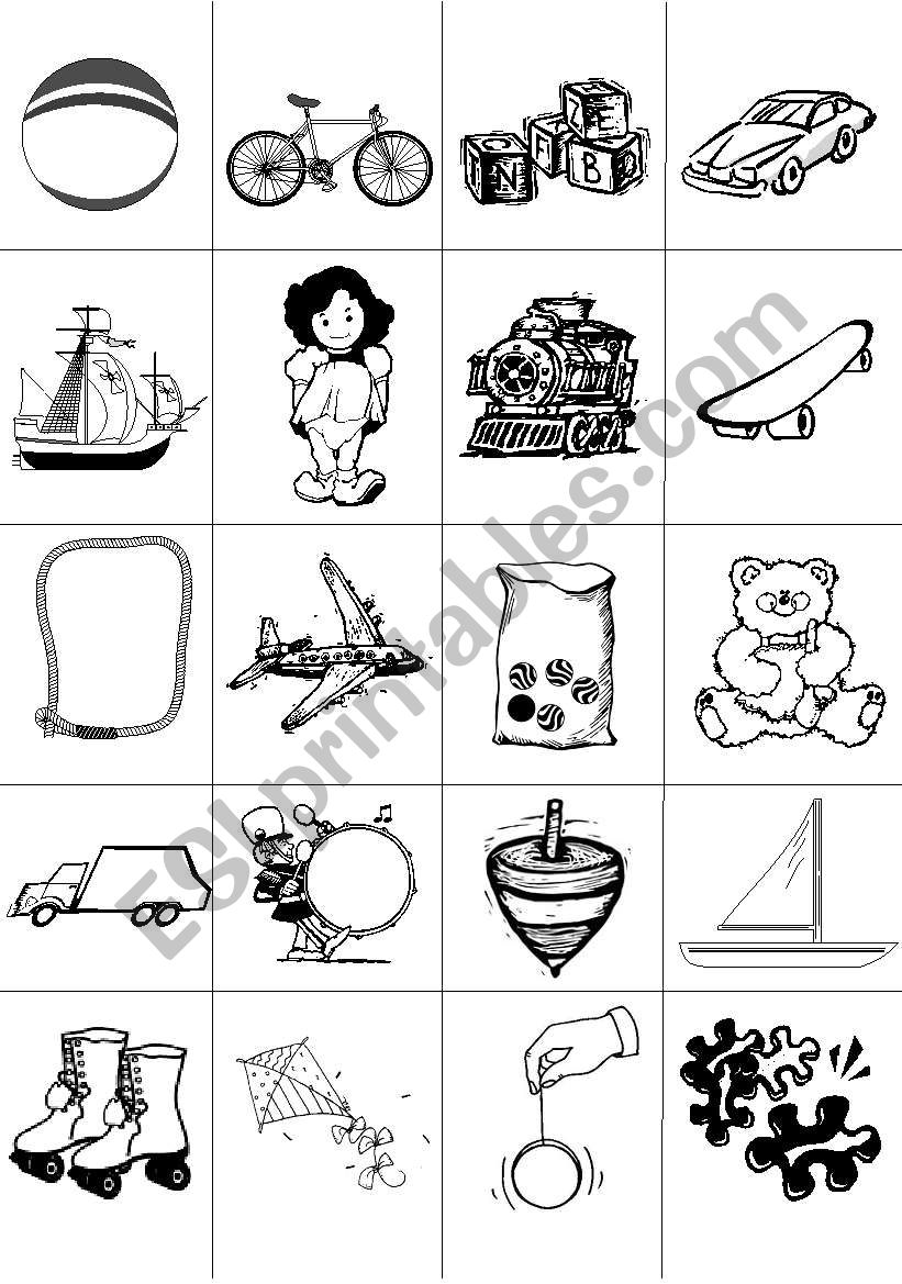 TOYS worksheet