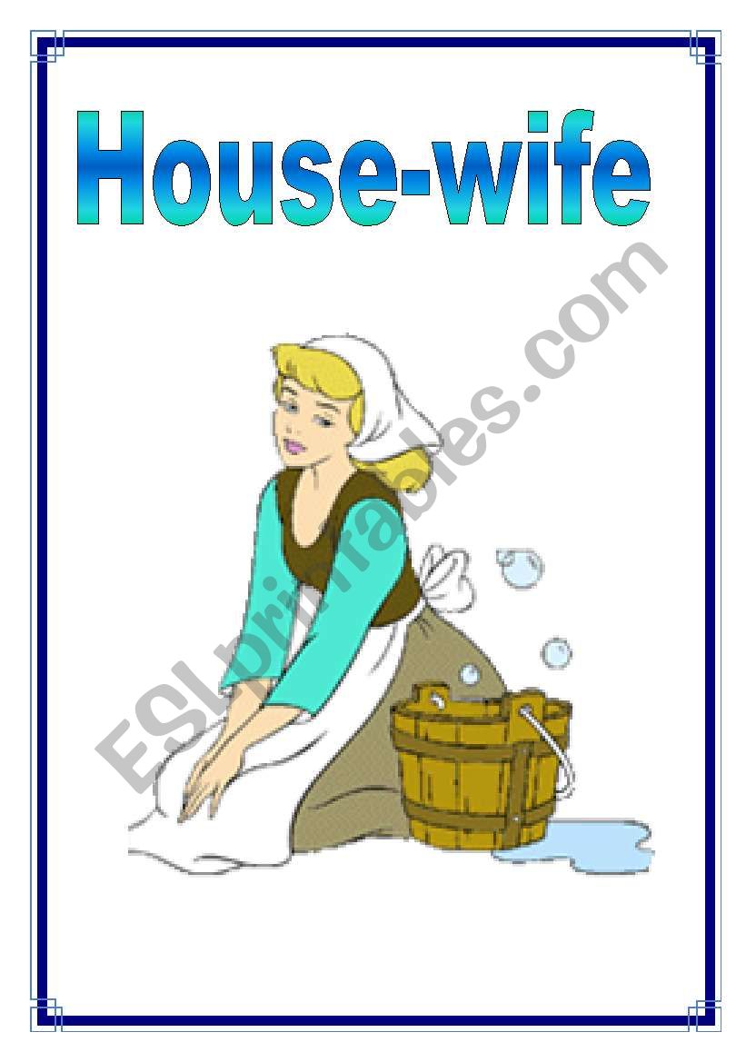 Jobs - House-wife 4/26 worksheet